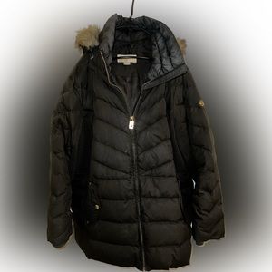 Womens Plus Michael Kors Puffer Coat